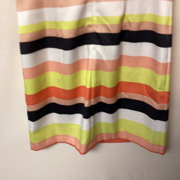 Vince Camuto dress SZ 6 shift style colorful stones & rhinestone mini classic - Picture 5 of 12